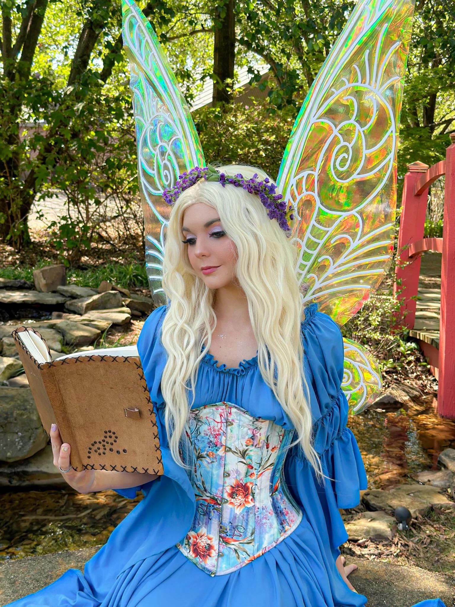 Women’s Renaissance Corset Costume - Ren Faire - Medieval Fantasy - Fairy- Cosplay - The “Midsummer Night Dream" - Reminisce Brand - Image 6