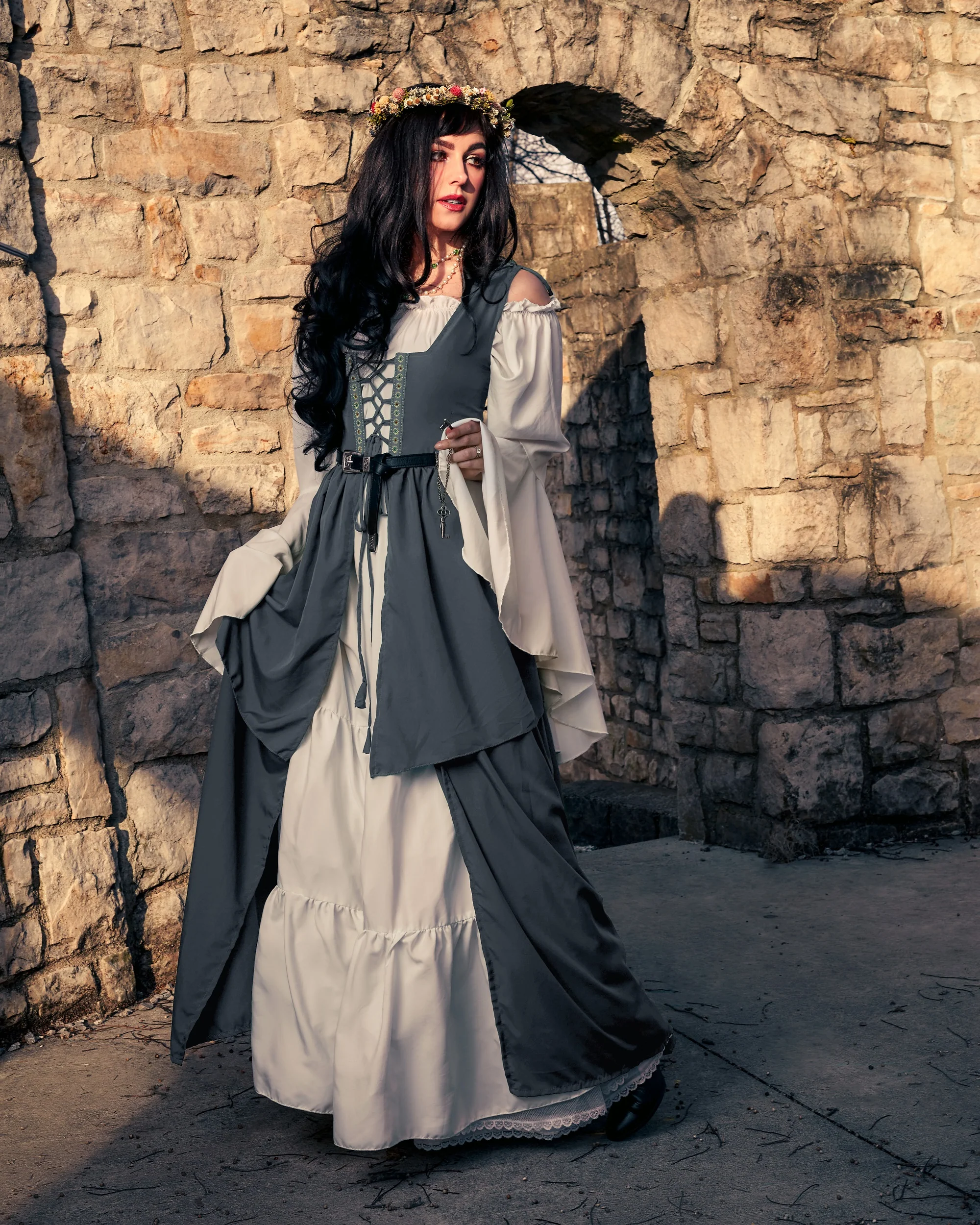Mythic Layered Medieval Renaissance Faire Costume Set - Image 5