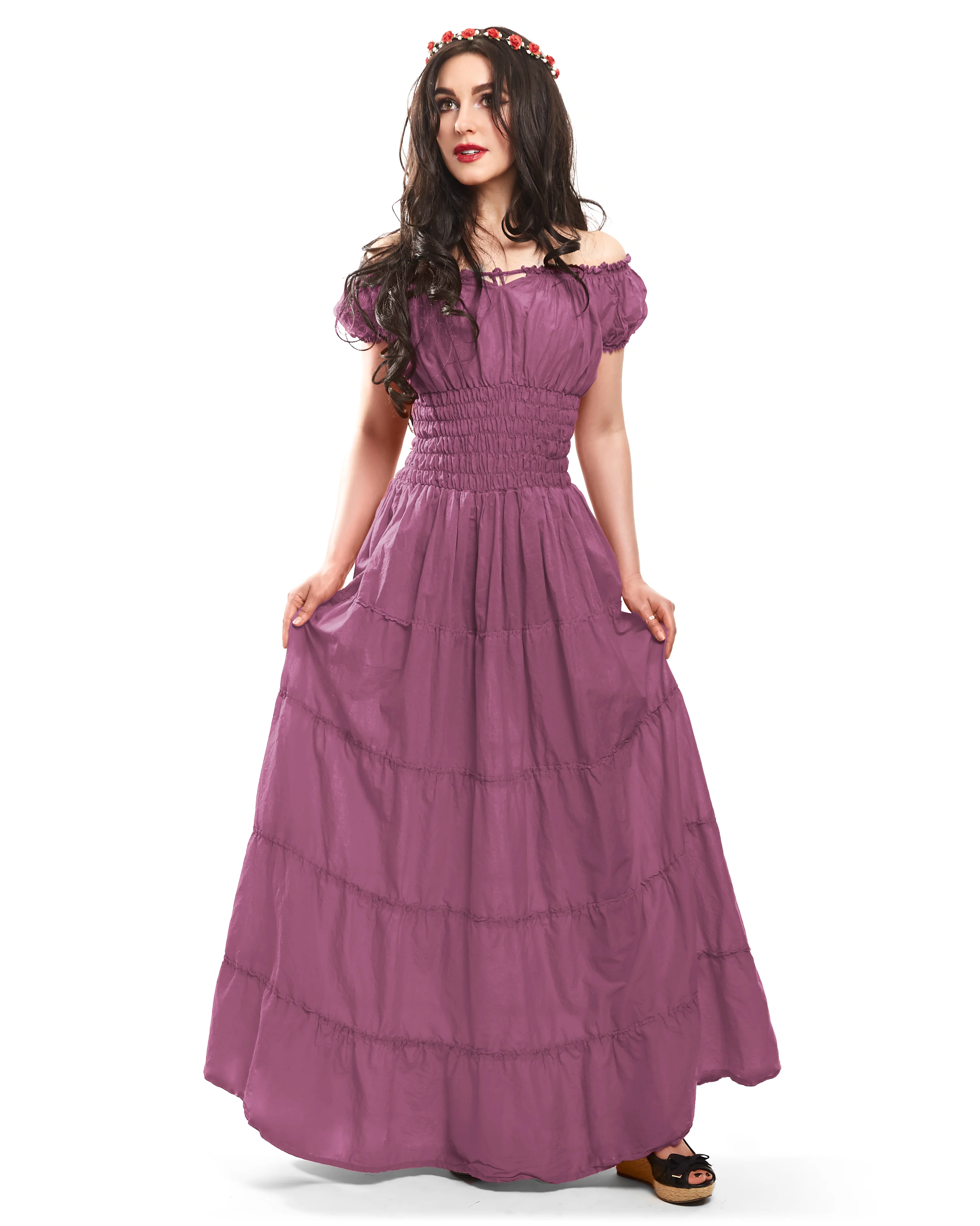 Full length 100% Cotton Summer Dress Renaissance Faire Chemise - Image 6
