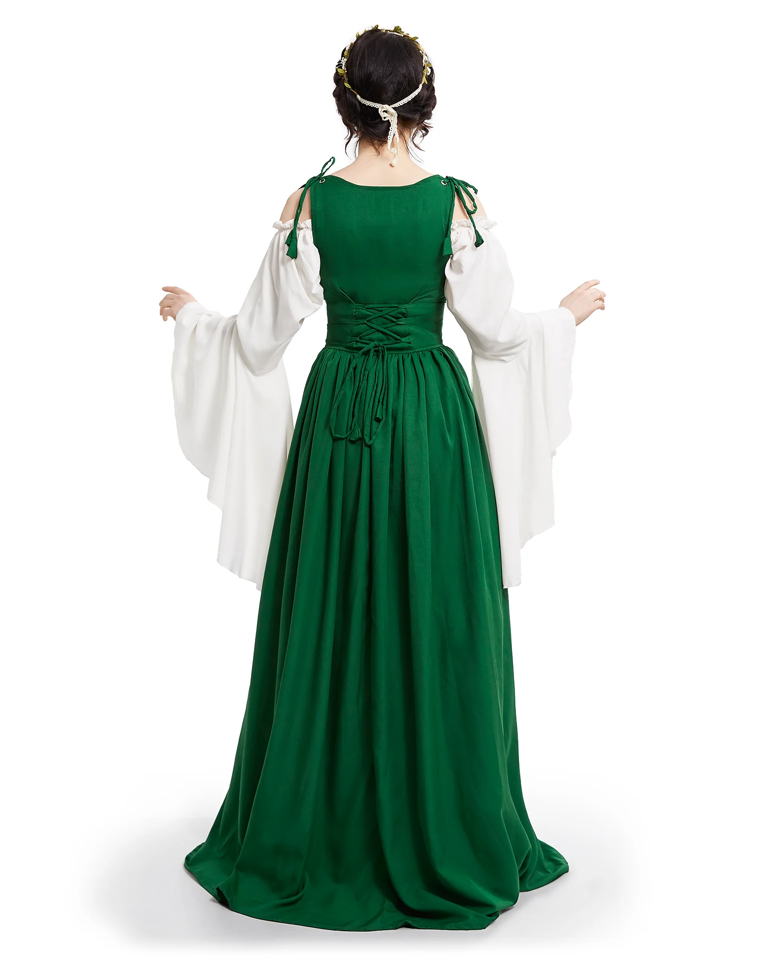Renaissance Faire 2 piece Full Costume Irish Dress & Long-Sleeved Chemise - Image 8