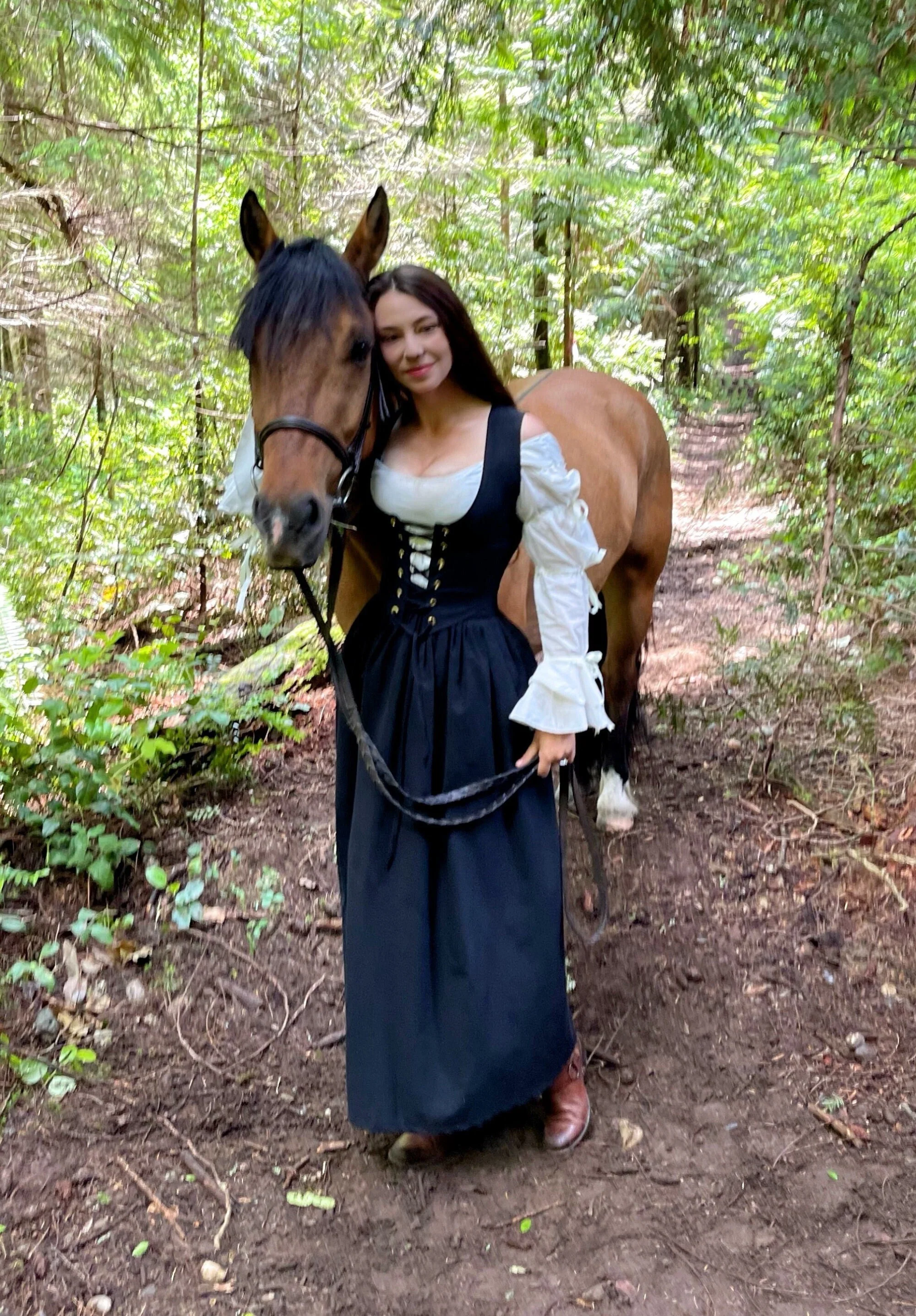 The Horse Whisperer ~ Fantasy Equestrian Rider  3 Piece 100% Cotton Costume - Image 7