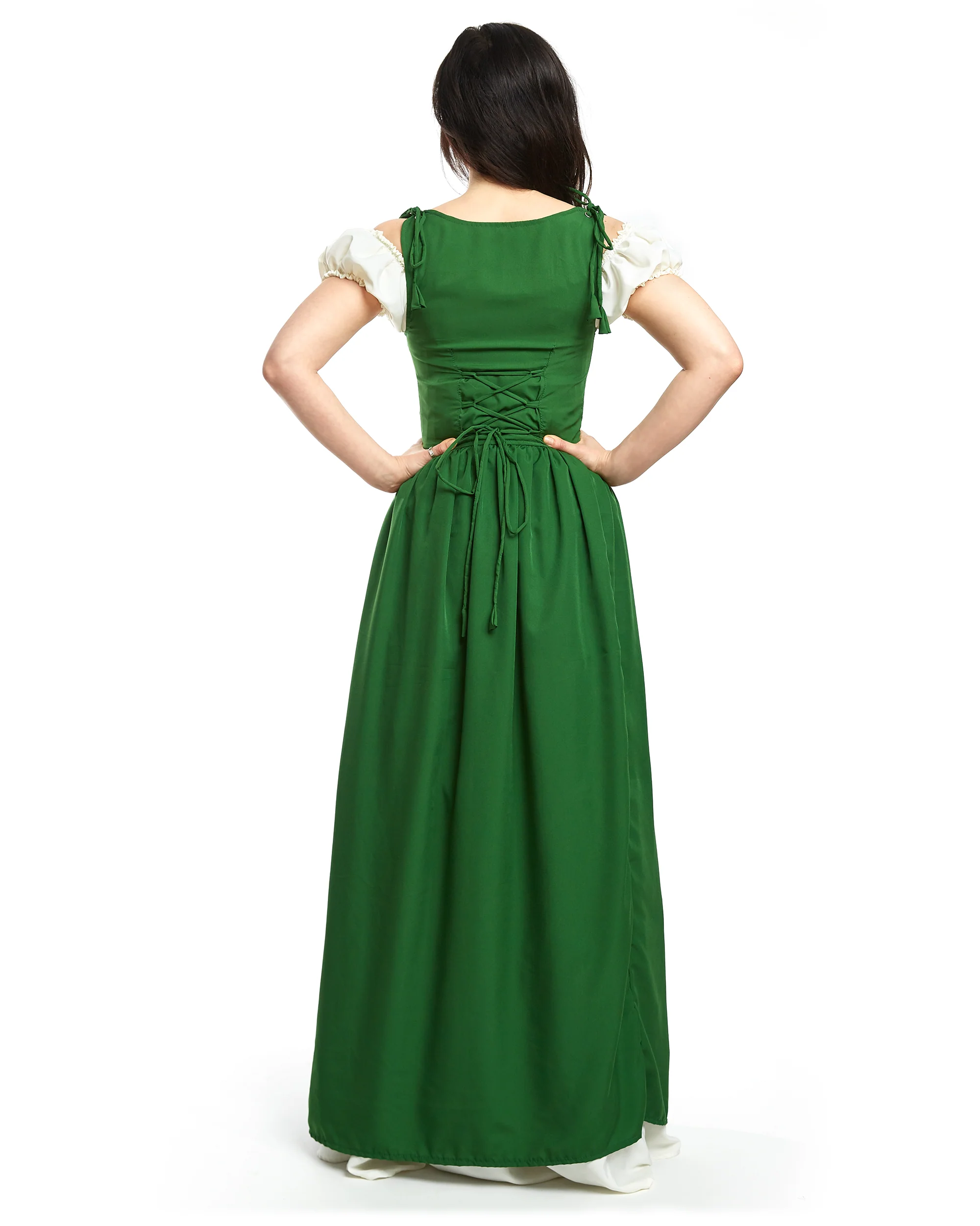 Renaissance Faire Dress Medieval Costume Irish Boho Full Costume - Image 5